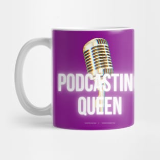 Podcasting Queen Mug